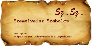 Szemelveisz Szabolcs névjegykártya